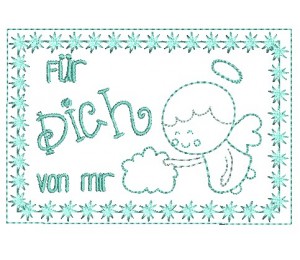 ITH Postkarte Little Angels - Für Dich von mir